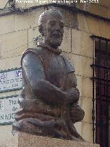 Monumento a Luis Barahona de Soto. Busto