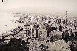 Alcazaba de Mlaga. Foto antigua. Antes de reconstruir