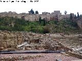 Teatro Romano de Mlaga. Lateral