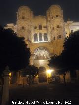 Catedral de Mlaga. De noche