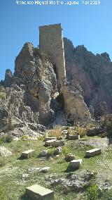 Castillo de Tscar. Plaza de armas