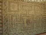 Villa Romana de Bruel. Mosaico romano siglos III-IV d.C. Museo Provincial de Jan