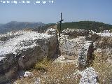 Castillo de Arenas. Recinto Superior. Aljibes