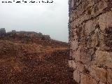 Yacimiento del Castillo Moro. Yacimiento desde el castillo