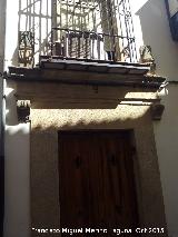 Casa de la Calle Andjar n 9. Portada