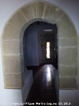 Castillo de Lopera. Torre de San Miguel. Puerta desde el interior del Alczar
