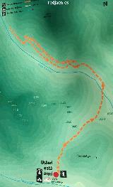 Barranco de las Sabinas. Mapa