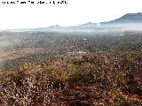 Aldea Guatamarta. Desde el Cerro Cortijillo