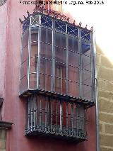 Casa de la Calle Mesones n 34. Balcn cerrado