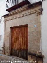 Casa de la Calle Atarazanas n 4. Portada