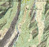 Camino del Poyo de las Palomas. Mapa