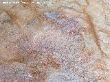 Pinturas rupestres de la Cueva de los Molinos. Pinturas de la pared izquierda