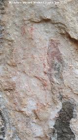 Pinturas rupestres de la Cueva de los Molinos. Pinturas de la pared izquierda