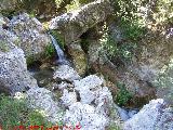 Aguascebas Grande. Cascada aguas abajo de la Cueva del Peinero