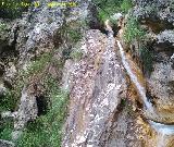 Aguascebas Grande. Cascada aguas arriba de la Cueva del Peinero