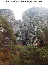 Desfiladero del Gaitanejo. Entrada