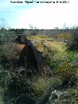 Puente Mocho. Partes enfrentadas desde la orilla de Linares