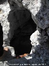 Cueva del Santo Custodio. Entrada