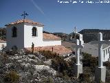 Santuario de la Virgen de la Cabeza en Hoya del Salobral. Ermita desde el Calvario