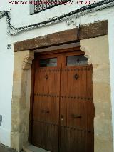 Casa de la Calle Valencia n 38. Portada