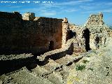 Calatrava la Vieja. Alczar. Muralla nueva y muralla vieja