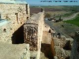 Calatrava la Vieja. Alczar. Muralla y torres albarranas