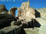 Calatrava la Vieja. Sala del Bao. Zona alta de los arcos