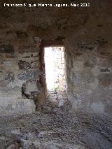 Castillo del Berrueco. Puerta hacia el paso de guardia del Torren circular izquierdo