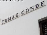 Calle Toms Conde. Azulejos
