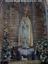 Hornacina de la Virgen de Ftima. Virgen de Ftima