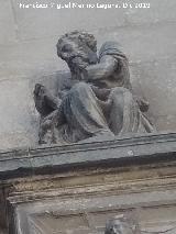 Sacra Capilla de El Salvador del Mundo. Detalle de la Portada de Santiago