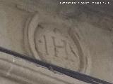 Casa de la Calle Maestro Palomino n� 5. Siglas de Jesucristo IHS