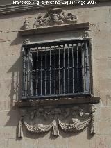 Palacio de Juan Vzquez de Molina. Ventana frontal VI