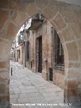 Plaza 1 de Mayo. Arco de los soportales