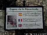 Cueva de la Encantada. Cartel