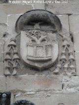 Iglesia de San Nicols de Bari. Escudo del Alonso Surez de la Fuente del Sauce