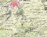 Fuente de las Quebradas. Mapa
