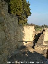 Medina Azahara. Casa del Ejrcito. Separacin del edificio de la muralla