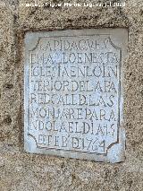 Bas�lica Menor de Santa Mar�a de la Asunci�n. Placa