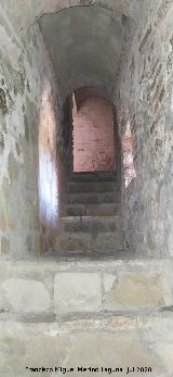 Castillo de Zahara de la Sierra. Escaleras de la Torre del Homenaje