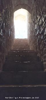 Castillo de Zahara de la Sierra. Escaleras de la azotea de la Torre del Homenaje