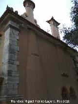 Casa de Santa Mar�a. A�o en una de sus chimeneas