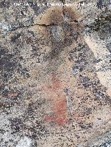 Pinturas rupestres del Abrigo del Guadal�n II. Antropomorfo