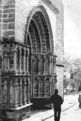 Iglesia de San Pablo. Portada de los Carpinteros. Foto antigua