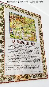 Grazalema. Azulejo de la Fuerza del agua