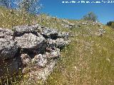 Poblado prehistrico del Cerro del Salto. Muralla