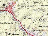 Caracol Testigo. Mapa