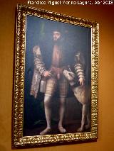 Tiziano. Carlos V. Copia de Tizinano. Exposicin Palacio Episcopal Salamanca