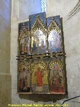 Catedral Vieja. Batisterio. Retablo gtico
