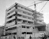 Edificio de Correos y Telgrafos. Foto antigua. Construyndose